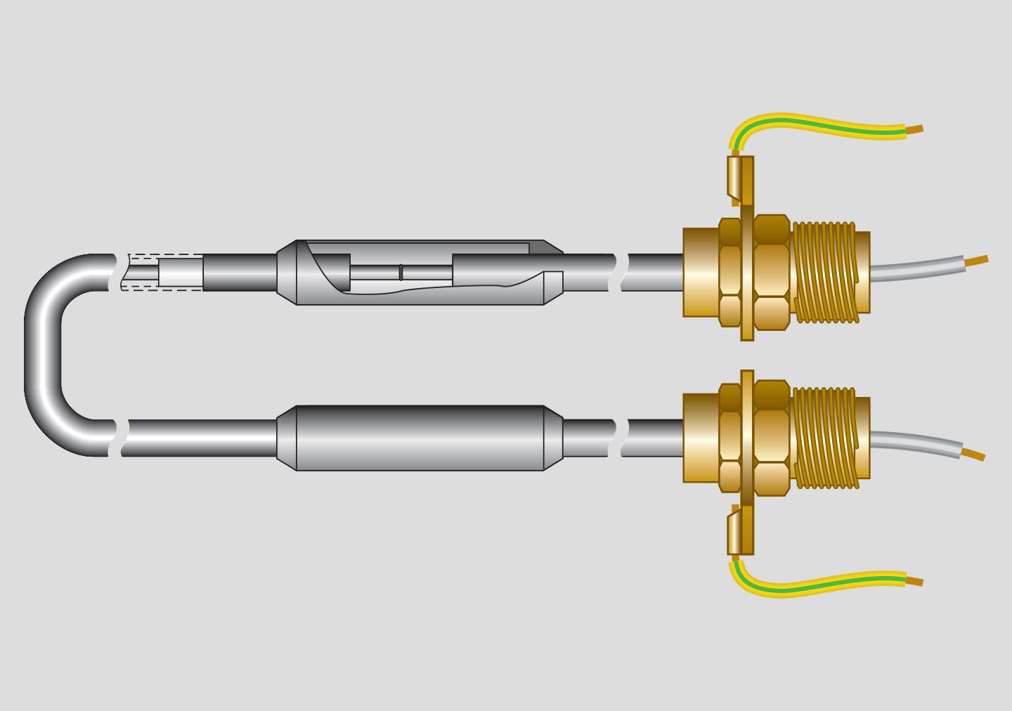 Sections on Mineral Insulated Cable MOIC-M