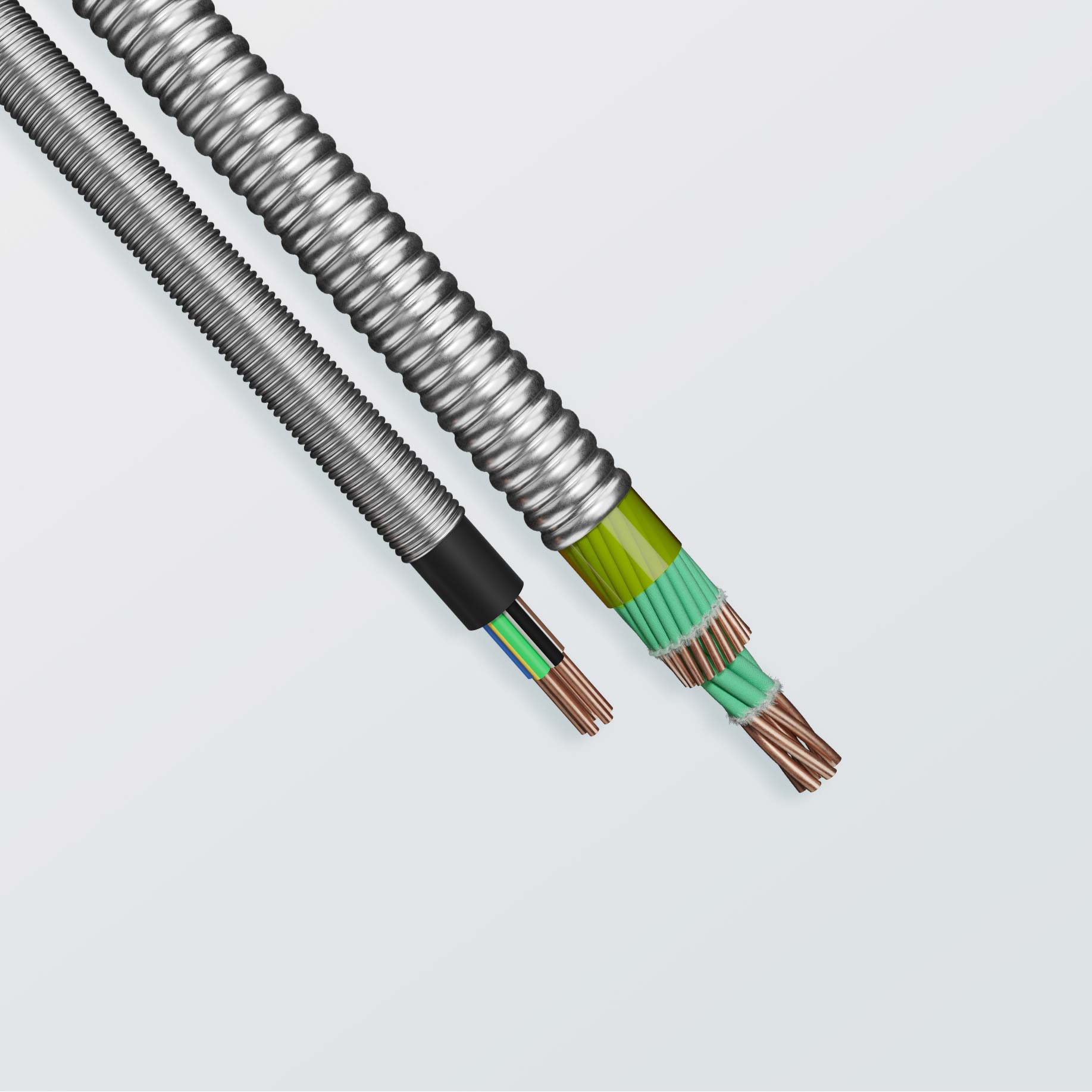 Metal Overjacket Industrial Cables